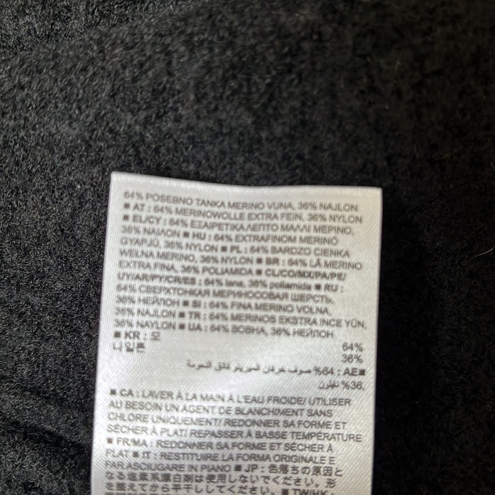 Banana Republic Sz s merino wool black cardigan - Picture 3 of 7
